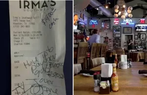 Ktoś w restauracji, w Teksasie, dał 9.400 dolarów napiwku dla pracowników