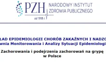 Komunikat PZH o grypie vs władze na temat wiadomej "epidemii"