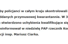 339 osób w Polsce, tylko jednej doby naruszło zasady kwarantanny :(