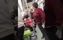 Feministka wyrzuca starszego mężczyzna z wagonu tylko dla kobiet