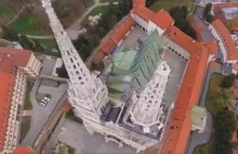 Croatia Earthquake Aftermath: Drone Footage of Zagreb Cathedral