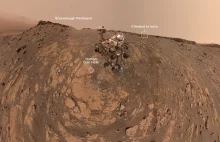 Łazik Curiosity rekordowo stromo i wysoko [zdjęcia
