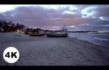 Idź na wirtualny spacer: Plaża w Sopocie nocą, wiatr 50m/s, dziwni poszukiwacze