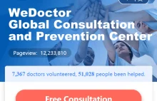 Darmowa konsultacja online z chińskim lekarzem odnośnie koronawirusa