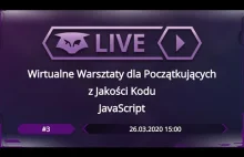 Warsztaty dla początkujących z jakości kodu #3: JavaScript