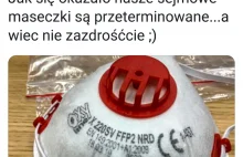 Przeterminowane maski? Wtopa poseł Lewicy