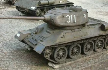 W lesie odkryto czołg T – 34