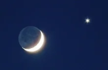 Młodziutki Księżyc spotka się z najpiękniejszą z planet