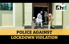 COVID-19 | Indyjska policja vs muzułmanie łamiący zakaz zgromadzeń