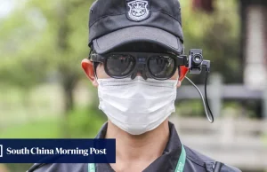 Chińskie podejście: ochroniarze wyposażeni w okulary z termometrem i AI