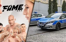 Policja zablokowała organizatorów FAME MMA pod hotelem w Katowicach