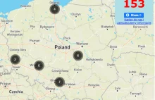Mapa zarażeń wirusem lekarzy w Polsce
