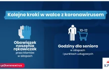 Obowiązek rękawiczek, a maskach ani słowa