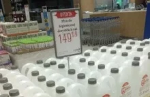 Spekulacja na płynie do dezynfekcji Orlenu w E.Leclerc i Intermarche 150 zł / 5L