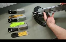 Sliding Legolini - 3D printed pump-action repeating mini bow - fast...