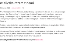Hipokryzja Burmistrza Wieliczki. Wstrzymał dotację na respiratory dla szpitala