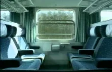 Reklama pewnej sieci telekom. z 2003 - pusty pociąg