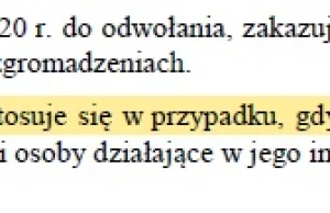 Czyżby planowano spotkania wyborcze podczas epidemii?