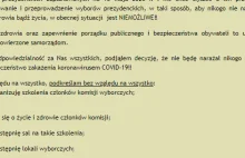Wójt gminy Cyców nie zorganizuje wyborów prezydenckich na jej terenie.