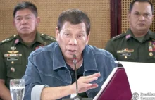 Prezydent Filipin Duterte: rozkazałem wojsku strzelać do prostujących na ulicach