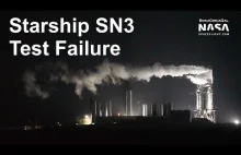 Prototyp Starshipa SN3 zniszczony
