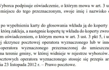 Nie kartę a: OŚWIADCZENIE podpiszesz nr pesel.