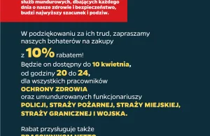 Sklepy Netto czynne do północy. 10 % zniżki dla ich pracowników i służby zdrowia