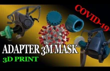 Adapter for 3M Mask - print3D - COVID19