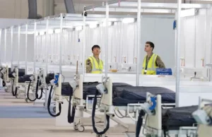 Emiraty Arabskie kasują miliony £ czynszu za halę na szpital polowy w Londynie