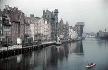 Gdańsk na kolorowej fotografii w 1941 roku