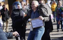 Berlin:policja rozpędziła demonstrację przeciwko ograniczaniu praw podstawowych