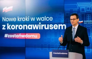 Morawiecki apeluje: Pandemia wymaga zmiany nawyków życiowych