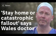 'Wszyscy nasi pacjenci OIOM są w okolicach 50'tki i młodsi' - lekarz z Walii