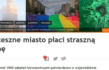 Wg frondy lgbt jest przyczyną wysokiej liczby przypadków zakażeń koronawirusem