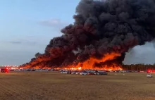 Ogromny pożar w USA. Spłonęło ponad 3500 samochodów