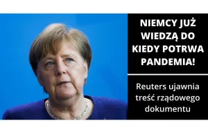 Niemcy już wiedzą do kiedy potrwa pandemia!