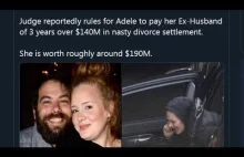Adele być może zasmakuje równość płci w rozwodzie wartym 140 milionów funtów