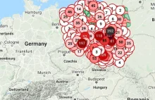 Coronavirus Polska - Mapa według powiatów