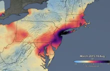 Zanieczyszczenie powietrza spada o 30% w północno-wschodnich USA, podaje NASA