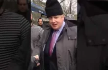 PM Boris Johnson na zakupach w