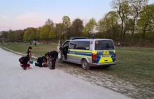 Polska Policja zachowuje się jak ZOMO. Niemiecka Polizei wspiera i pomaga.