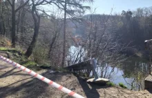 Samochód wpadł do jeziora pilchowickiego