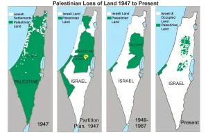 Pod kontrolą Izraela znalazło się 85% obszaru historycznej Palestyny