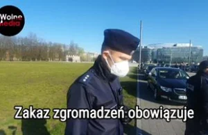 Policja nie reaguje na zgromadzenie