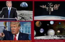 Trump postanowił że USA będą wydobywały surowce na Księżycu bez zgody