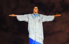 Figura Chrystusa w Rio de Janeiro w stroju lekarza
