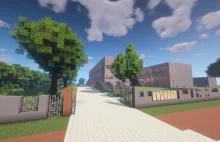 Licealista z Kielc odwzorował swoją szkołę w Minecraft