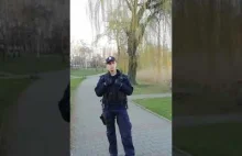 Policja zatrzymuje osobę wracającą z pracy