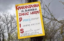 Ulica zamknięta dla "PIS". Wymowny protest mieszkańców Szczecina