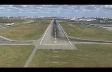 Lądowanie Antonova 225 widziane z kokpitu